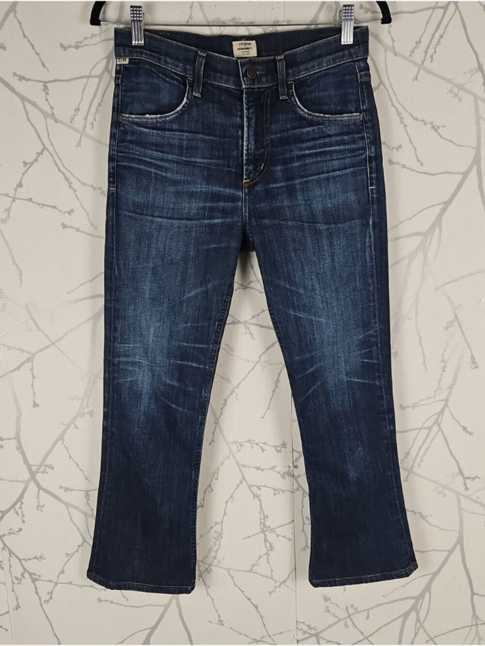 Citizens of Humanity Premium Vintage High Rise Drew Crop Flare Jeans